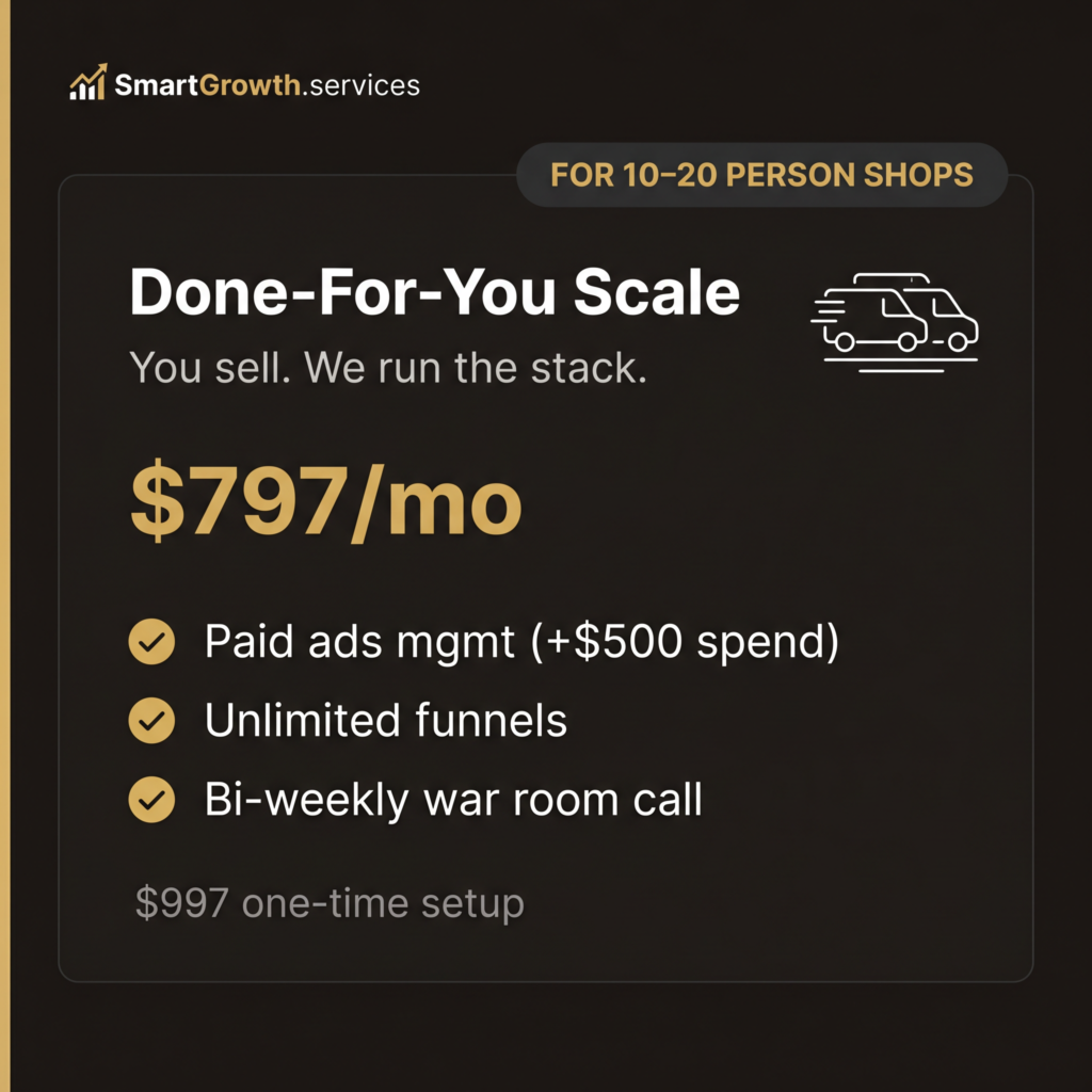 Scale — Done-For-You ($797/mo)